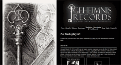 Desktop Screenshot of geheimnis-records.gr